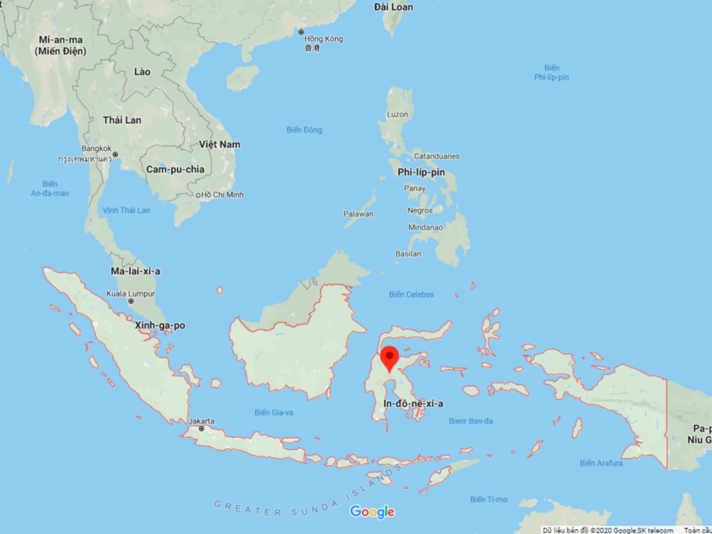 Bản đồ trầm hương Indo Indonesia